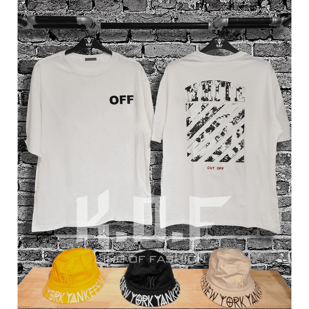 [UNISEX] -Áo thun OFF WHITE [Form rộng] [SIÊU RẺ]