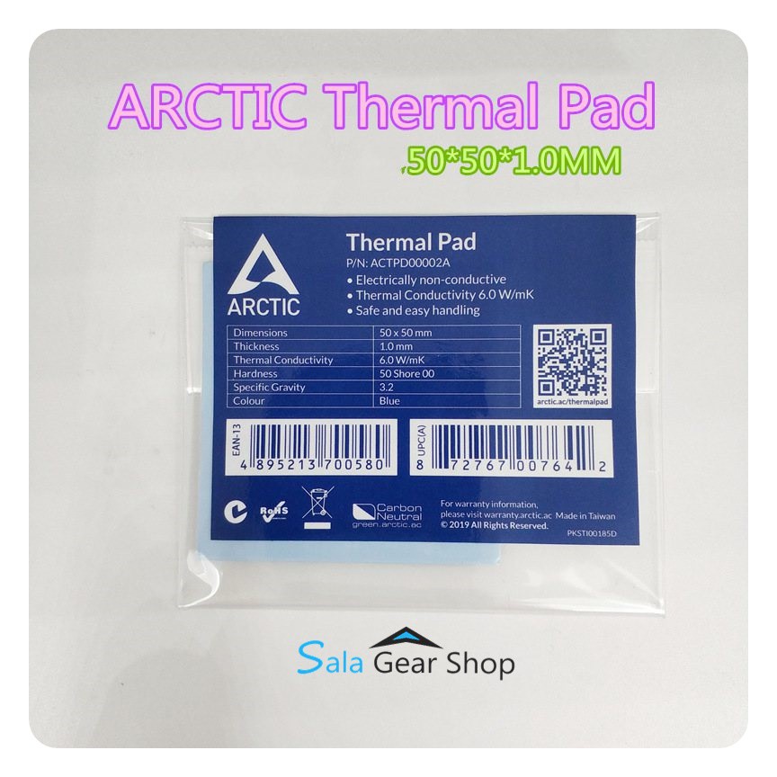 Miếng Dán Tản Nhiệt Arctic Thermal Pad 50*50*1mm