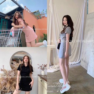Đầm Thun Polo CRIUS Tay Ngắn Chất Liệu Cotton 4D 2021