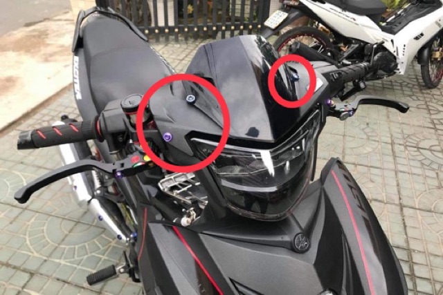 Ốc áo cho xe Yamaha 5li18 ( 5 li xoắn ), pô e tay ga titan Gr5