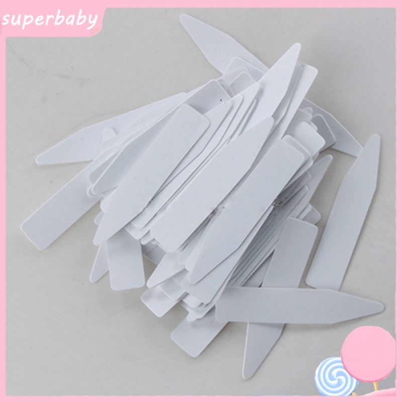 Set 100 Nhãn Nhựa Mini Đánh Dấu Cây Trồng