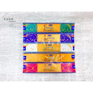Nhang SATYA Natural Premium (Nhãn vàng sang trọng)_SAGE GARDEN