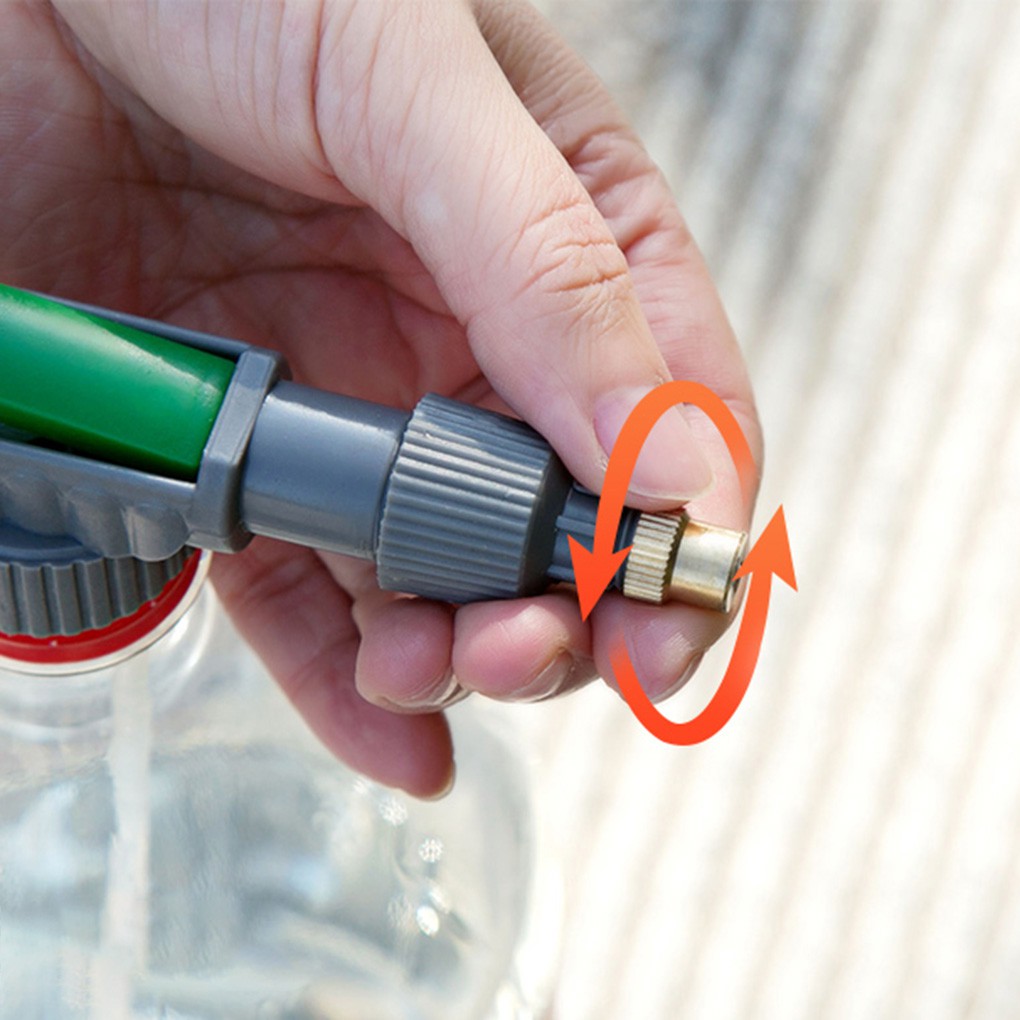 Máy bơm phun nước áp suất cao cầm bằng tay có thể điều chỉnh gắn đầu chai nước dành cho xịt vườn