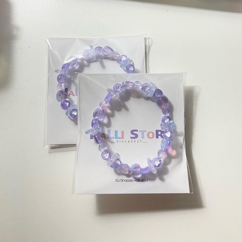 Vòng tay hologram bling bling siêu xinh xắn Vòng tay handmade by @halli_store