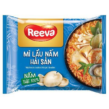  Mì Ăn Liền Lẩu Nấm Chua Cay/ lẩu nấm hải sản Reeva Gói 85G