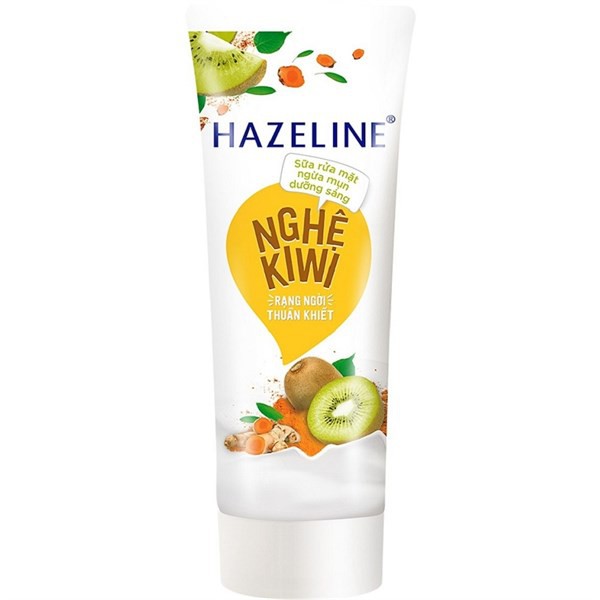 Sữa Rửa Mặt 50g Hazeline Nghệ Kiwi Ngừa Mụn Dưỡng Sáng