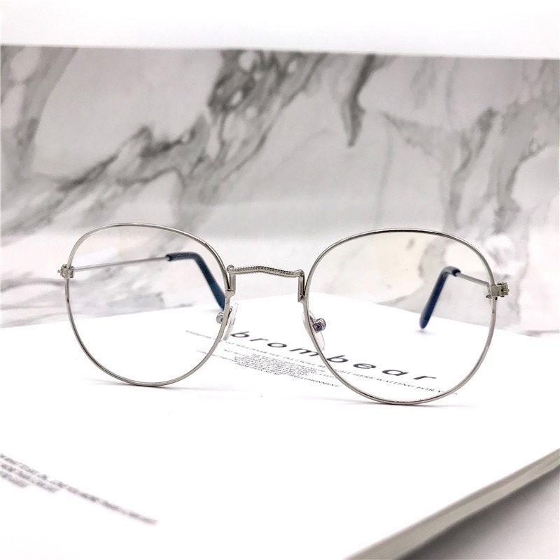 Kính giả cận sắt - Kính ngố kute nam nữ _ LOOK