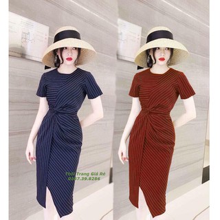 ĐẦM SỌC XOẮN EO NANA