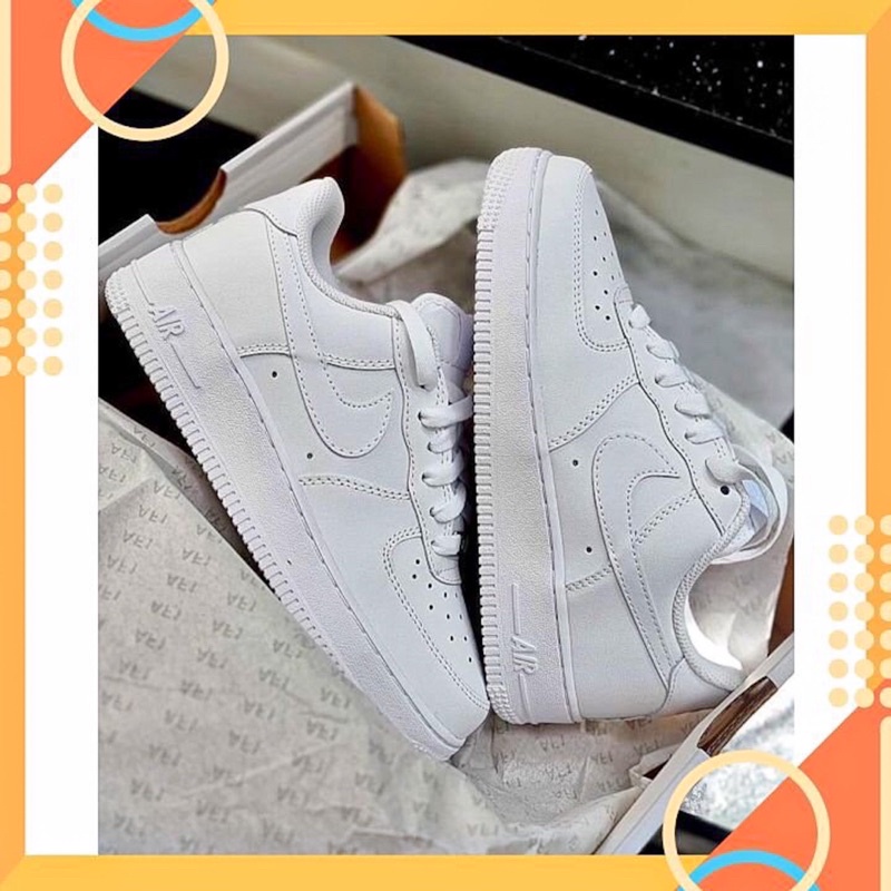 Giày AF1 trắng full , giày thể thao sneaker air force 1 bản đẹp full box bill | BigBuy360 - bigbuy360.vn