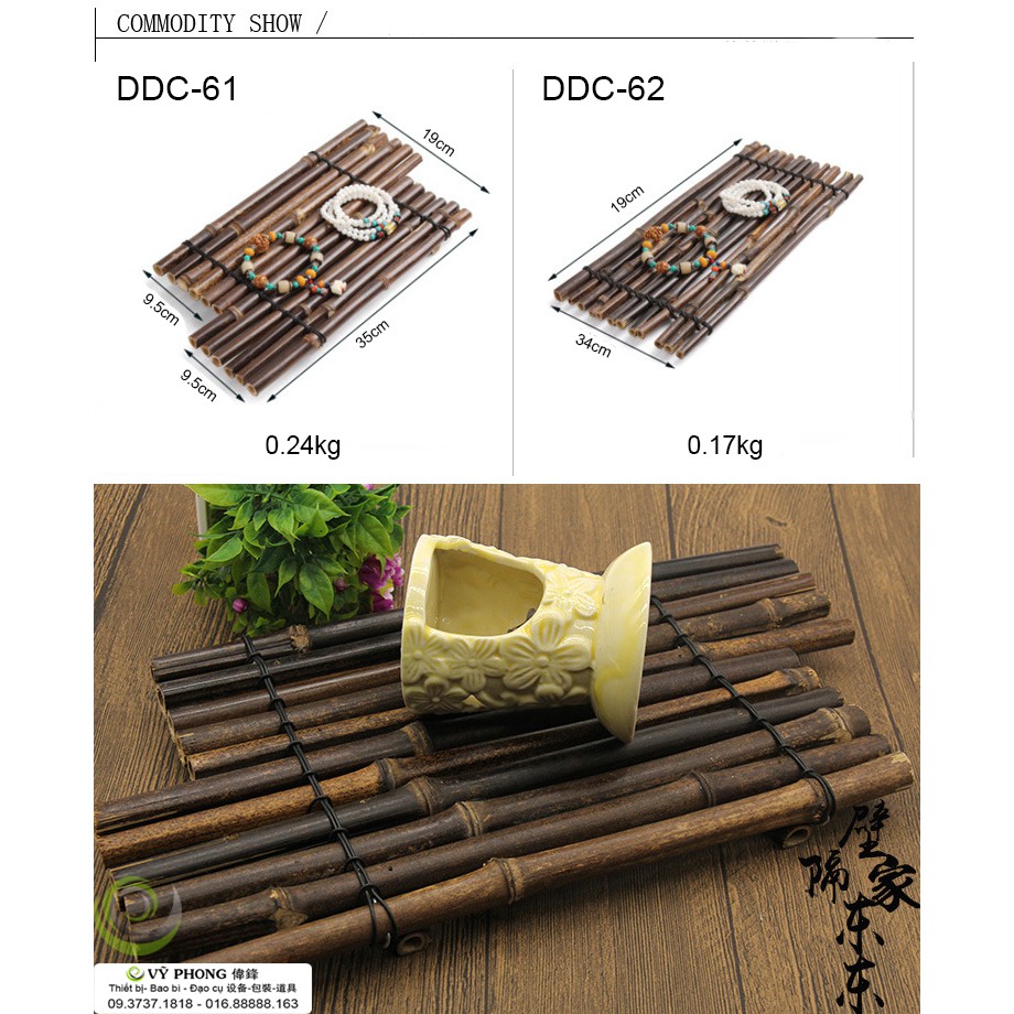 BÈ TRE TỰ NHIÊN THỚT TRE DECOR TRANG TRÍ CHỤP ẢNH ĐẠO CỤ CHỤP HÌNH SẢN PHẨM INS DDC-61,62