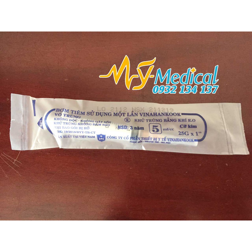 Bơm tiêm 1ml, 3ml, 5ml, 10ml, 20ml Vinahankook