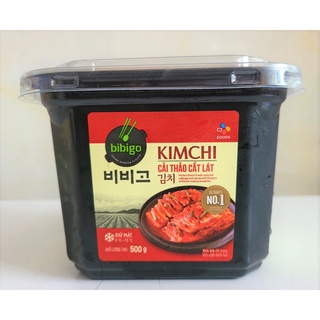 [Hộp 500g] KIM CHI CẢI THẢO CẮT LÁT Bibigo [VN] CJ FOODS (nw0)