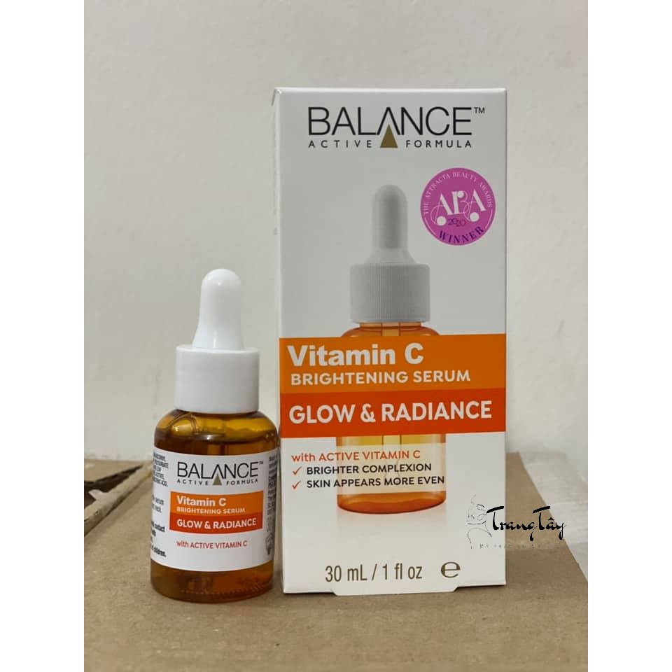 (Có bill) Serum Trắng Da, Mờ Thâm Balance Active Formula Vitamin C Brightening 30ml