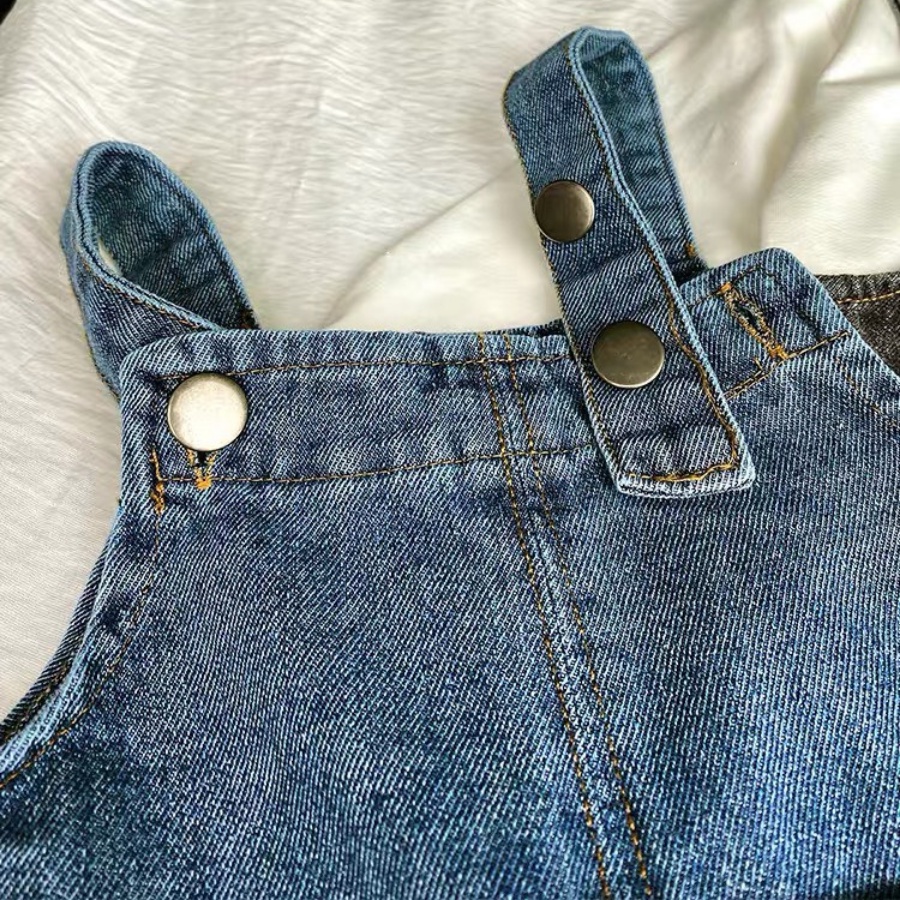 Yếm Jean Trẻ Em Yêm Bò Mặc Đi Chơi Đi Dạo  Cho Bé Trai Và Bé Gái Từ 7Kg Đến 28Kg Thời Trang Trẻ Em Tin Store