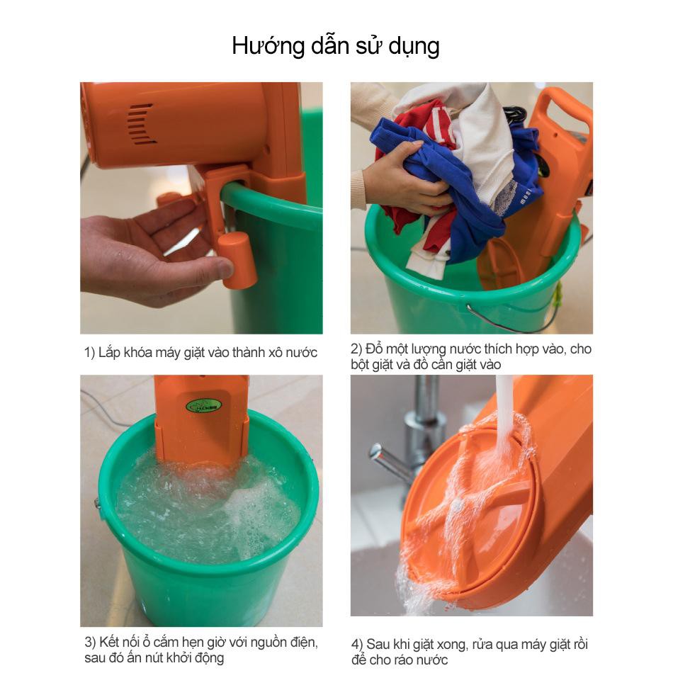 Máy giặt di động tự động đảo chiều The DEKE - hàng cao cấp 🧺🧺