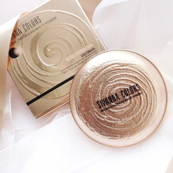 Phấn phủ nén Sivanna Color Natural and Delicate Beauty Powder HF689 | BigBuy360 - bigbuy360.vn