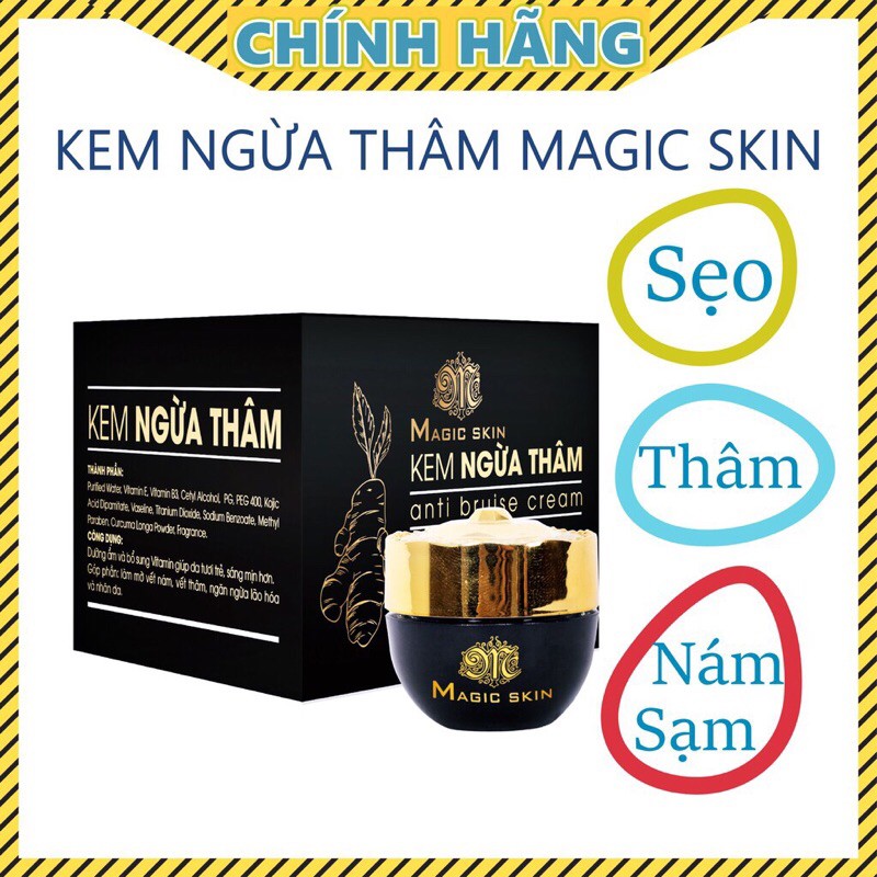 Kem Nghệ Ngừa THÂM Magicskin SIÊU PHẨM ngừa THÂM SẸO VẾT THƯƠNG NGOÀI DA