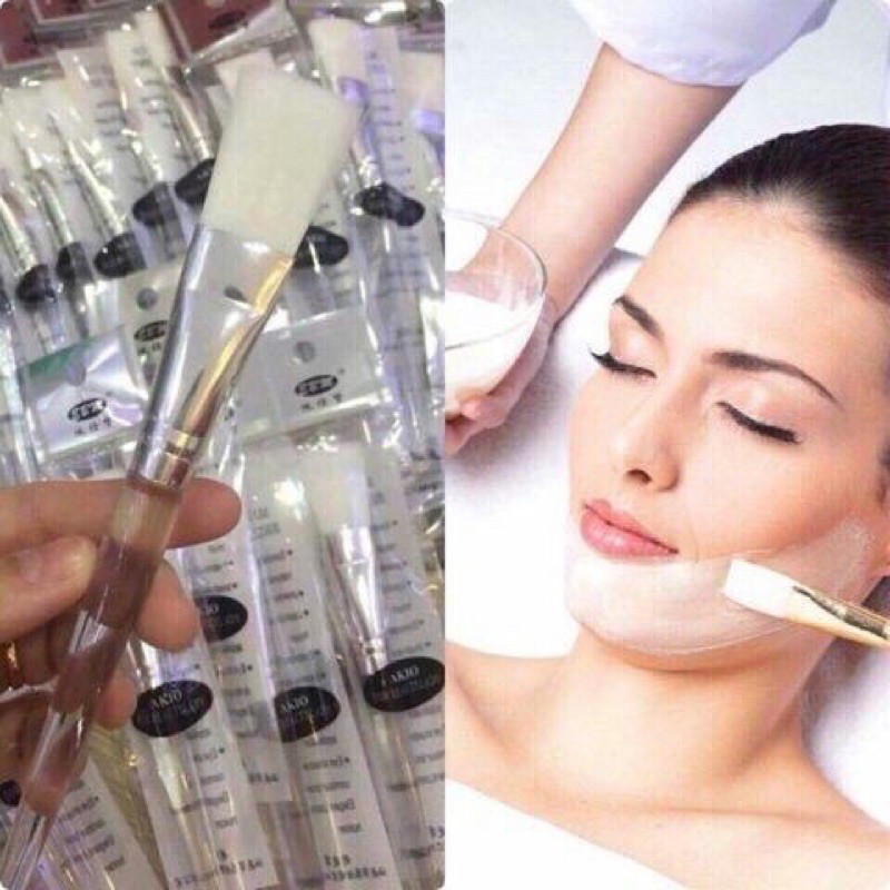 Cọ quét mặt nạ - Cọ đắp mặt nạ cán trong chuyên dùng Spa