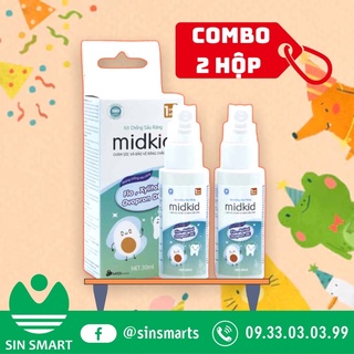 Combo 2 hộp xịt chống sâu răng midkid cho trẻ từ 1 tuổi giúp bảo vệ men - ảnh sản phẩm 1