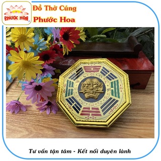 Gương bát quái phong thuỷ - mặt hổ phù - tâm linh - phong thuỷ - bàn thờ đẹp - đồ thờ cúng phước hoa