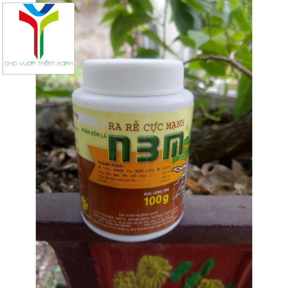 PHÂN BÓN LÁ RA RỄ CỰC MẠNH N3M 100G - NGUYENTRI