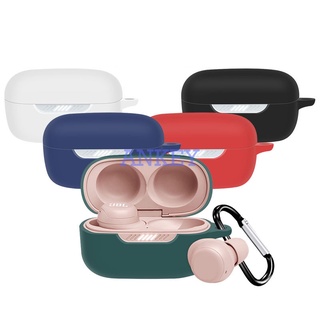  JBL LIVE FREE NC   Wave 200   TUNE 215 Vỏ Bảo Vệ Hộp Sạc Tai Nghe Bluetooth Không Dây Bằng Silicon Chống Rơi Kèm Móc Treo 