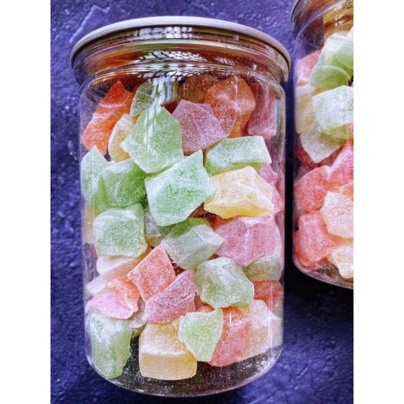 sỉ 10 hủ pet 300gr kẹo dẻo đà lạt