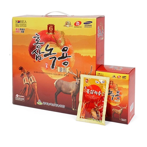 Nước Hồng Sâm Nhung Hươu (30Gói x70ml)