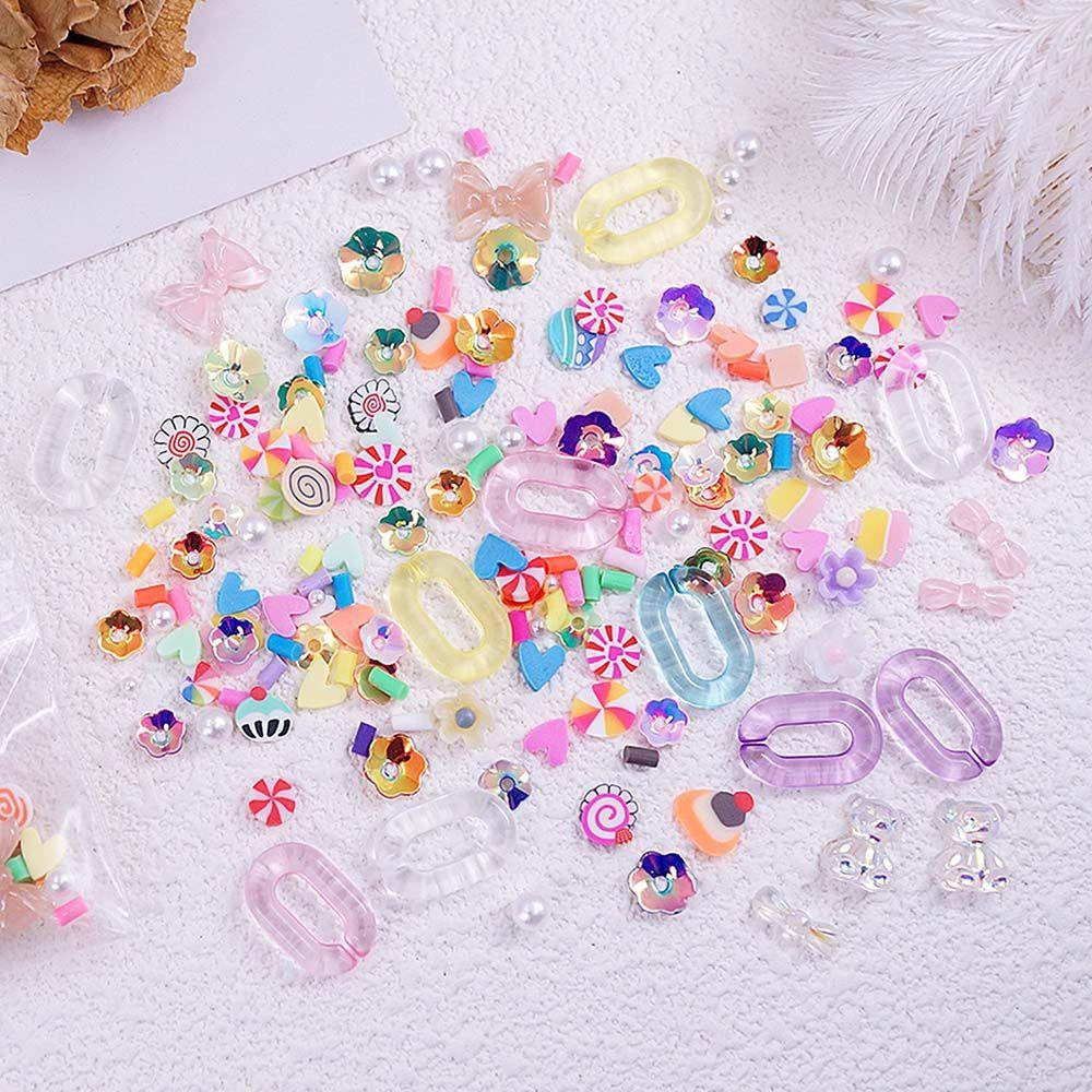 Phụ Kiện Trang Trí Móng Tay Trong Suốt Hình Gấu Dễ Thương DIY