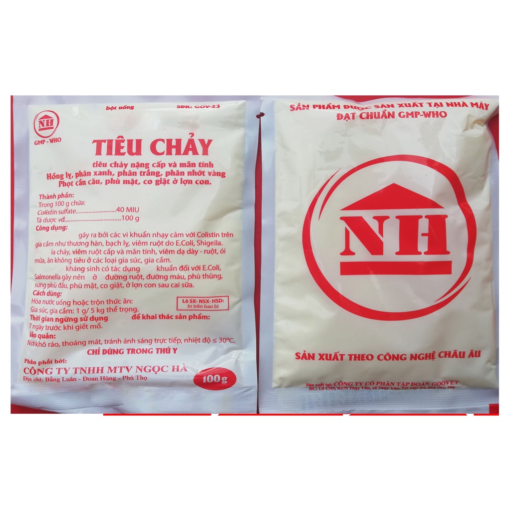 1 gói COLISTIN 100g Chuyên dùng cho tiêu ch-ả-y ở gia súc, gia cầm