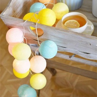 Dây đèn Cotton Ball Thái Lan có độ dài 3 mét