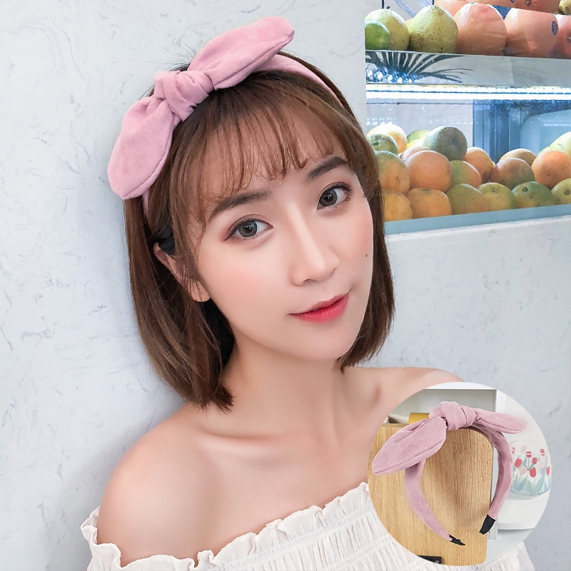 Cài tóc thắt nơ phong cách hàn quốc thời trang xinh xắn cho nữ