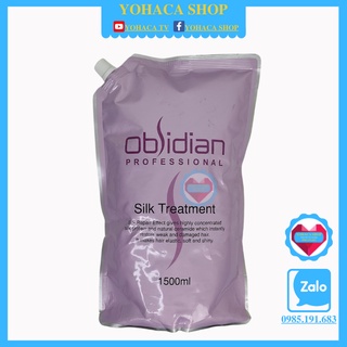 Kem ủ Tóc Hấp Phục Hồi Silk Treatment Obsidian 1500ML