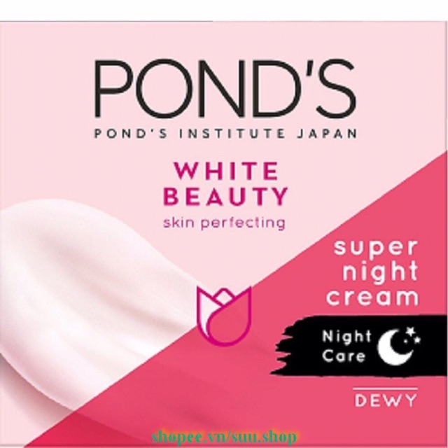 Kem dưỡng da Pond’s trắng hồng tinh khiết 30g ban đêm