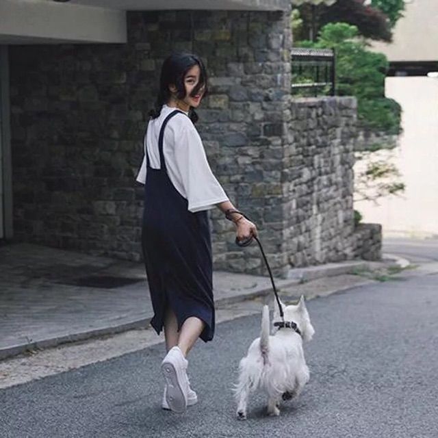 Set yếm váy túi ngực cute kèm ảnh thật