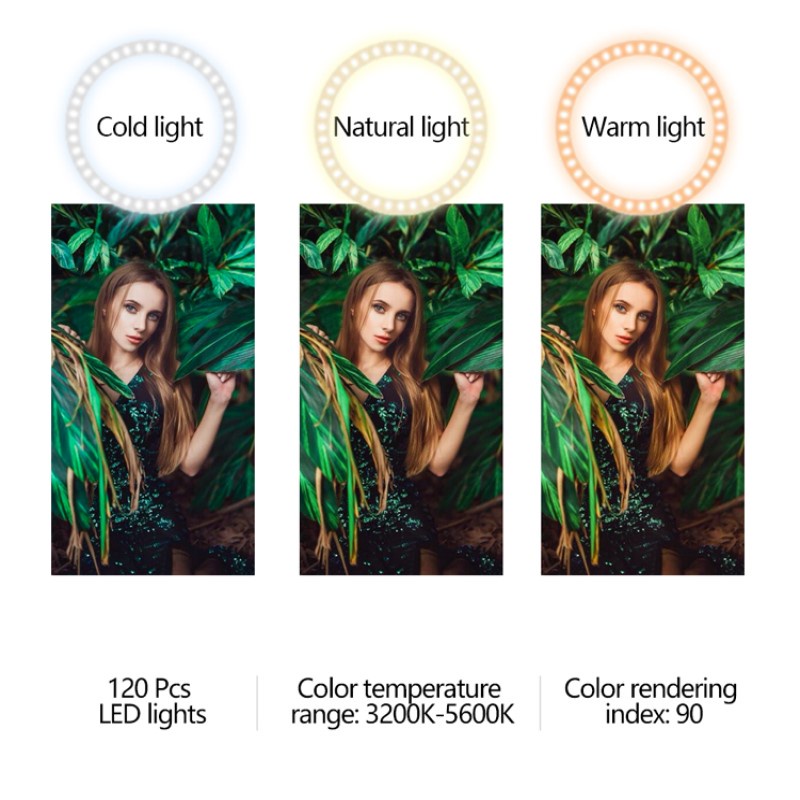 Tripod + Đèn led Livestream đường kính 26cm, phụ kiện hỗ trợ quay video, livestream tặng remote chụp ảnh