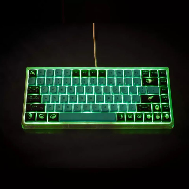 Keycap cho bàn phím cơ profile XDA hỗ trợ layout MacOs - Mẫu Jellyfish