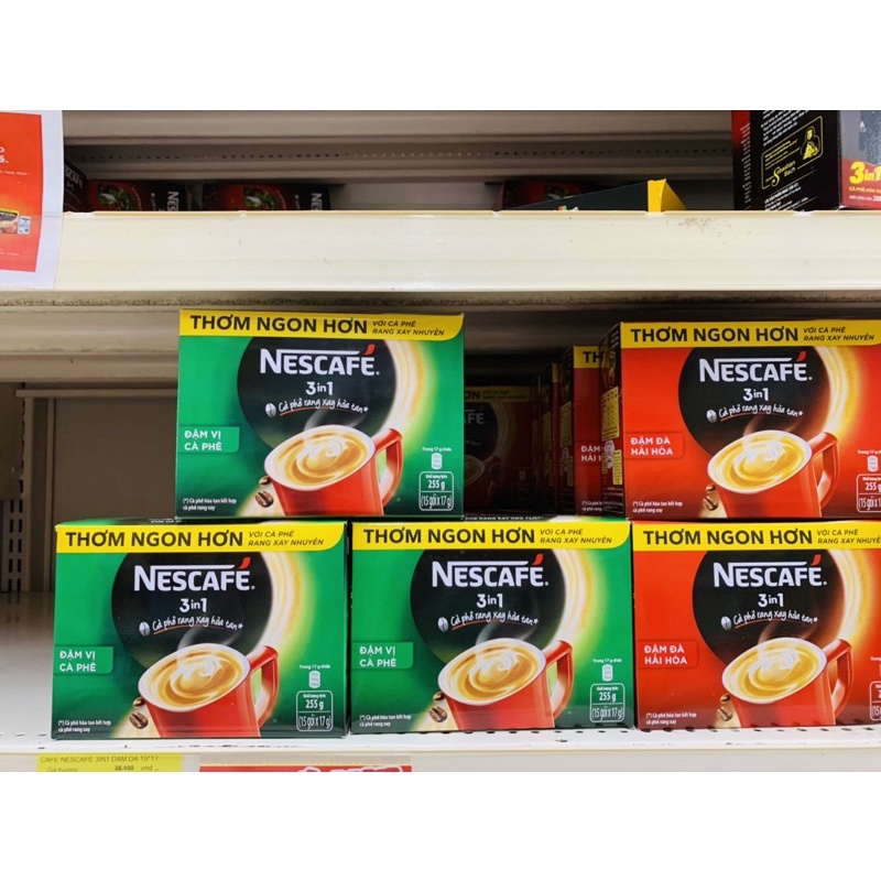 Cà phê NESCAFE 3 in 1 đậm vị