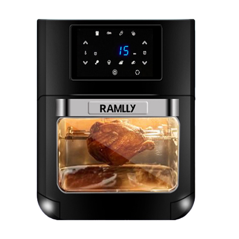 Nồi chiên không dầu Ramlly 12L - Bảo hành 12 tháng, lò nướng đa năng 1500W cho gia đình