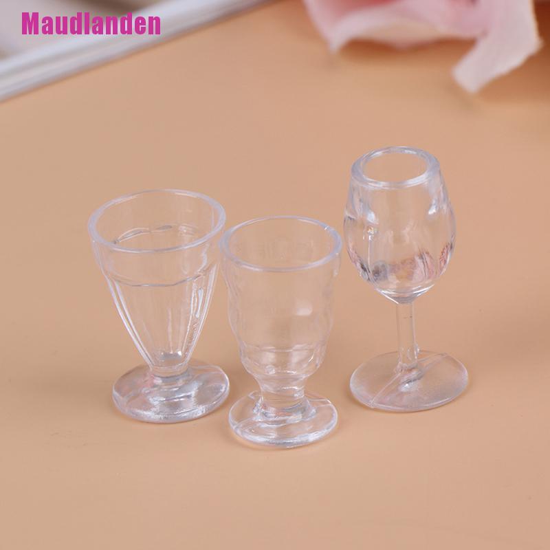 Set 17 Dụng Cụ Nhà Bếp Trong Suốt Tỉ Lệ 1: 12 Dùng Trang Trí Nhà Búp Bê Diy