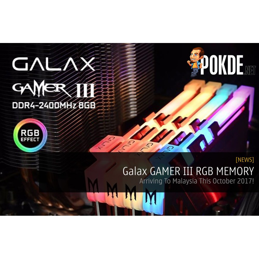 RAM Galax Gamer III DDR4 2400 8G RGB