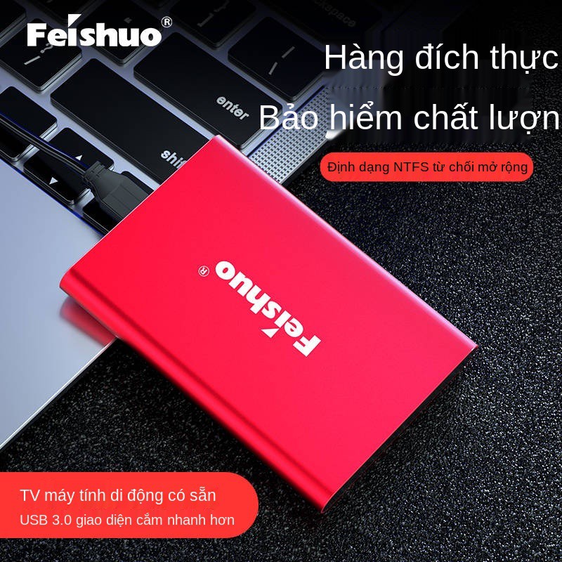 Fei Shuo Đĩa cứng di động 1TB 2TB Hỗ trợ USB3.0 Máy tính bảng di động PS4 Lưu trữ hình ảnh phim trò chơi | BigBuy360 - bigbuy360.vn