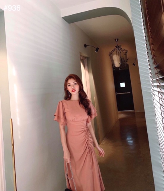 Đầm suông 🌸 Đầm maxi nhún sườn🌸FREESHIP 🌸Nhập MADEBY20 giảm 20k đơn trên 300k | WebRaoVat - webraovat.net.vn