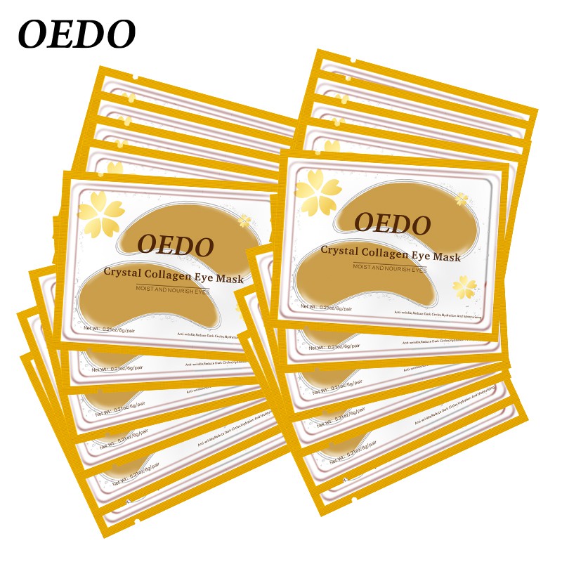Set 20 mặt nạ mắt collagen pha lê OEDO chống lão hóa/bọng mắt/quầng thâm tiện dụng