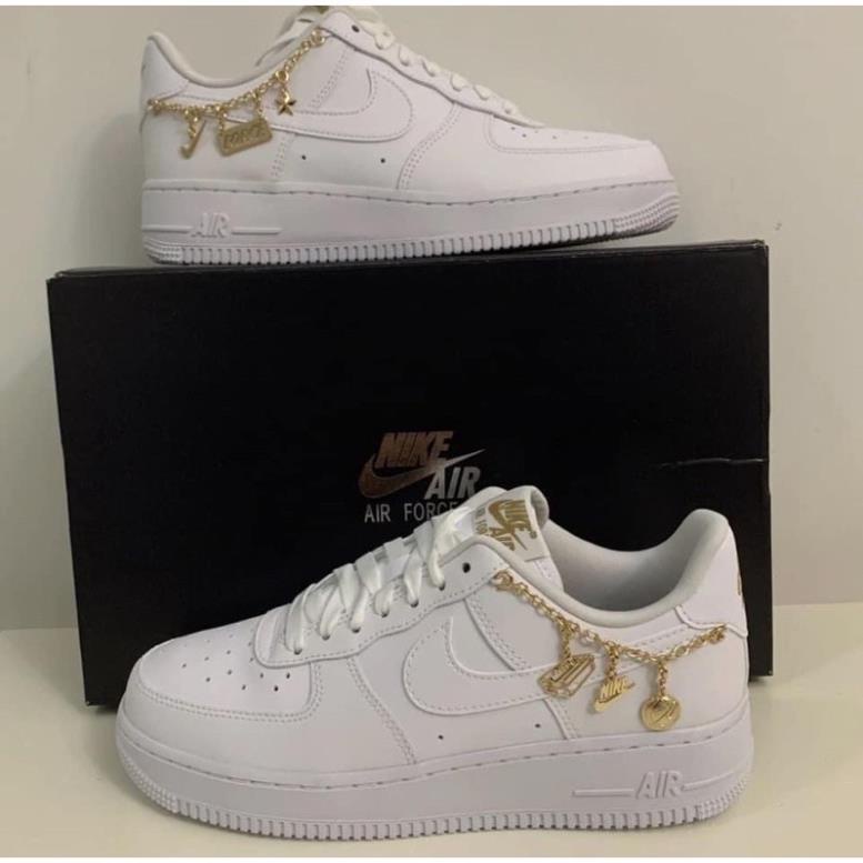Giày thể thao air.foces AF1 TRẮNG DÂY VÀNG CAO CẤP TẶNG KÈM BOX BẢO VỆ