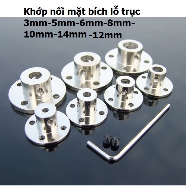 Khớp nối mặt bích các cỡ - khớp nối trục động cơ