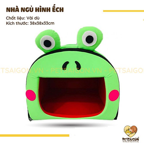 NHÀ NGỦ HÌNH ẾCH CHO CHÓ MÈO DƯỚI 5KG