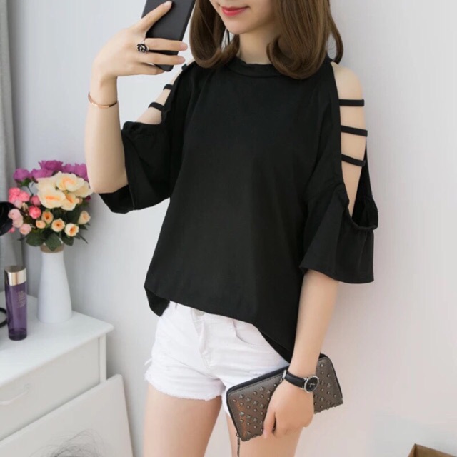 Áo Thun Đan Dây Basic