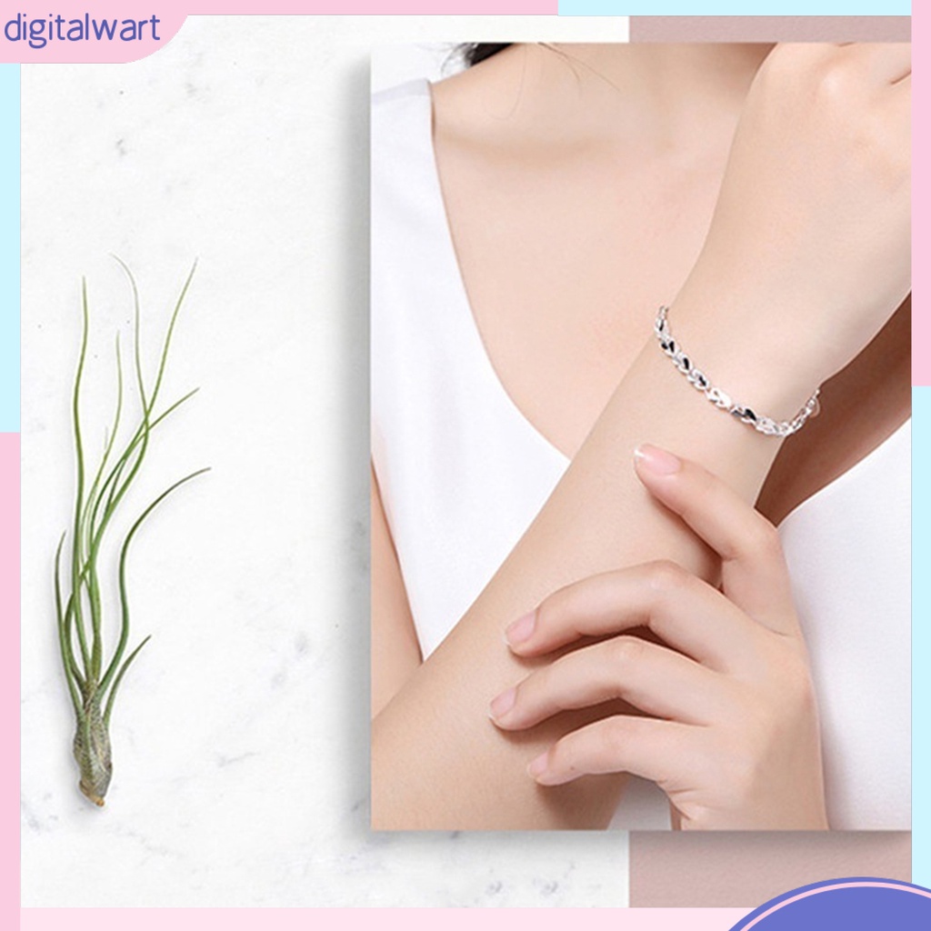 Vòng tay mạ bạc thời trang cho nữ