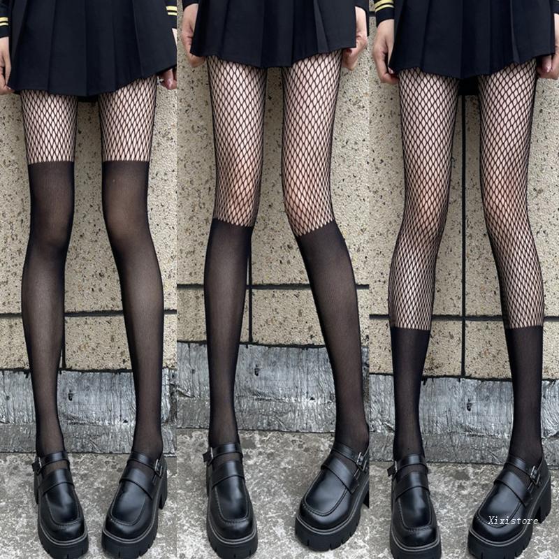 XIXI Quần Tất Lưới Lưng Cao Gợi Cảm Cho Nữ
